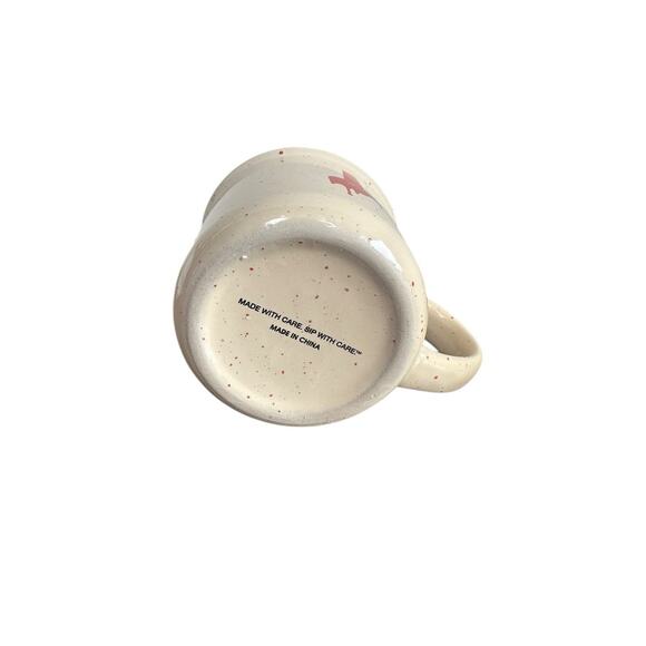 Maker's Mark Bourbon Whiskey Mug Cup Limited Edition Red Speckled - Picture 5 of 6